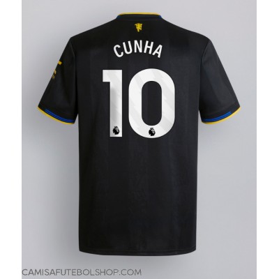 Camisa de time de futebol Manchester United Matheus Cunha #10 Replicas 3º Equipamento 2025-26 Manga Curta Camisa de time de futebol Manchester United Matheus Cunha #10 Replicas 3º Equipamento 2025-26 Manga Curta